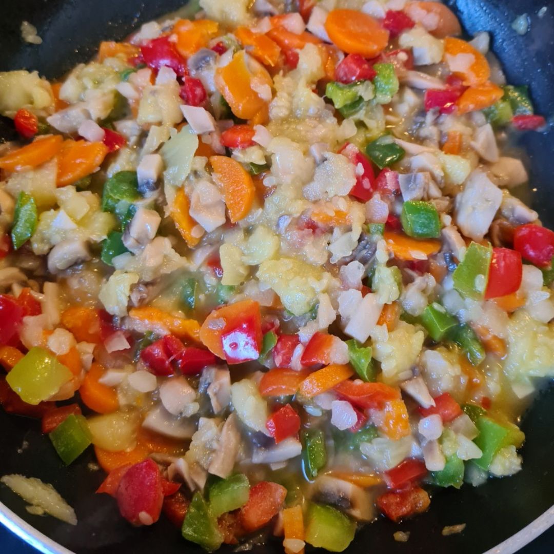 Calabacín relleno con atún y verduras Paso 2 Calabacín relleno con atún y verduras Paso 2