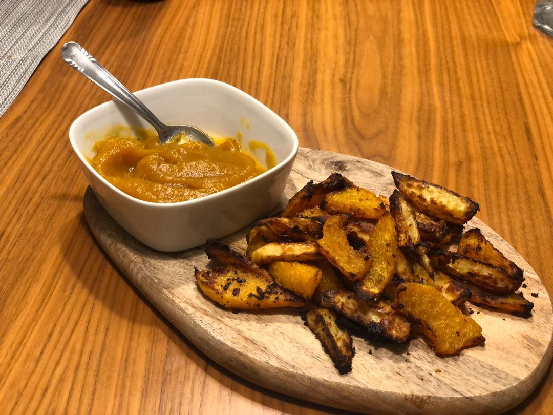 Chips de calabaza y patata Chips de calabaza y patata