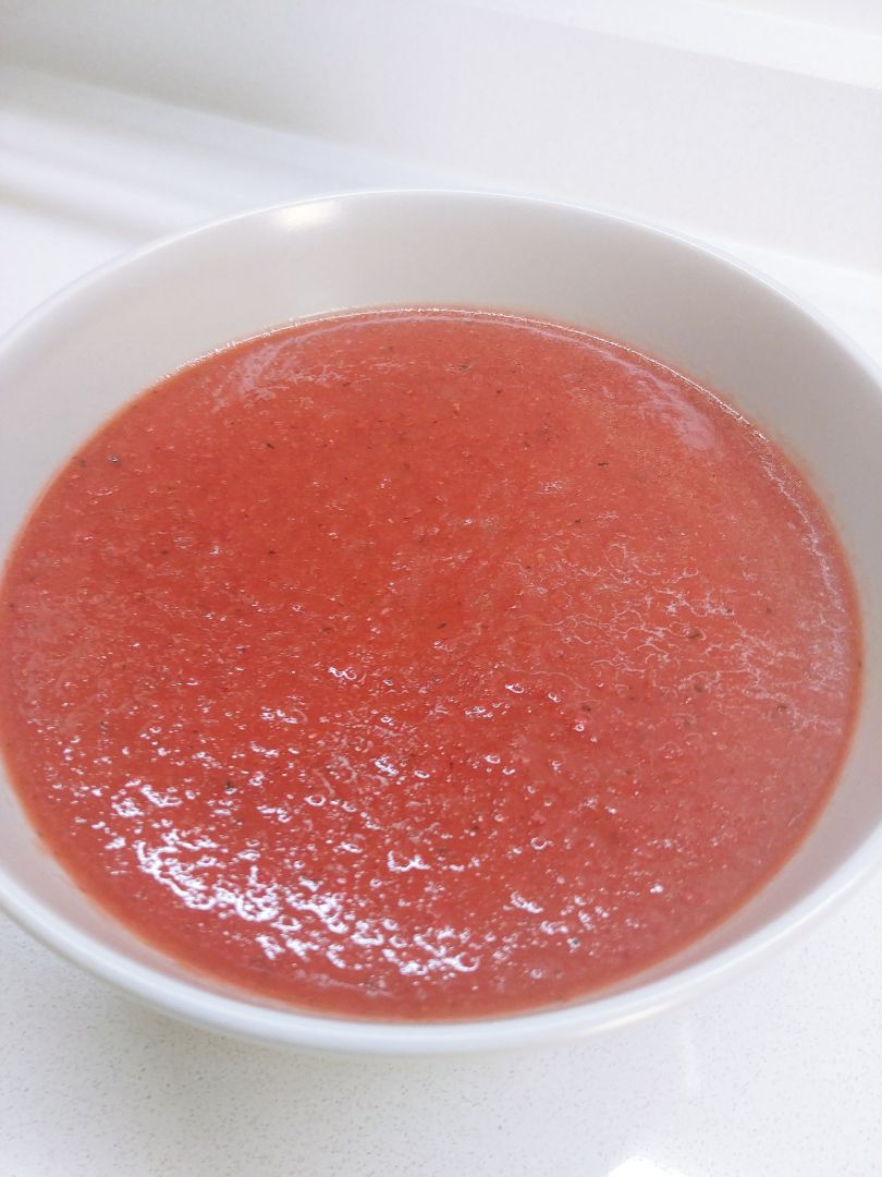 Gazpacho de fresas Gazpacho de fresas