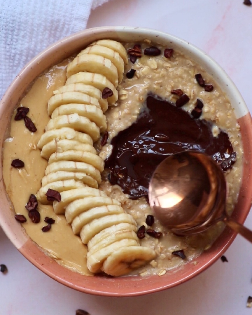 Gachas porridge de plátano y cacahuete 🥜  🍌 Step 0