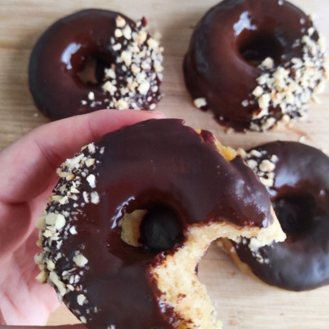 Donuts veganos de manzana 😋 Donuts veganos de manzana 😋