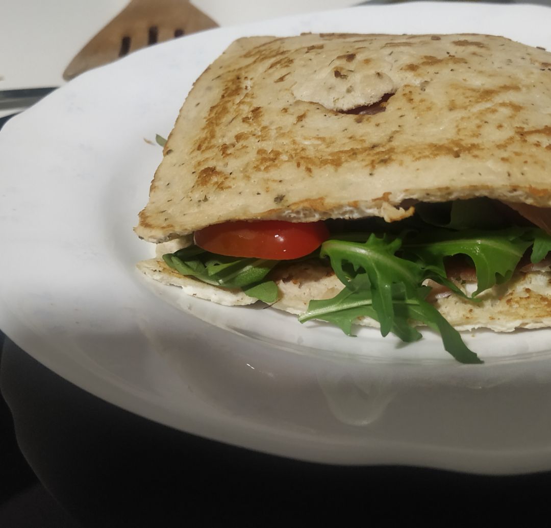 Sándwich proteico. Sándwich proteico.