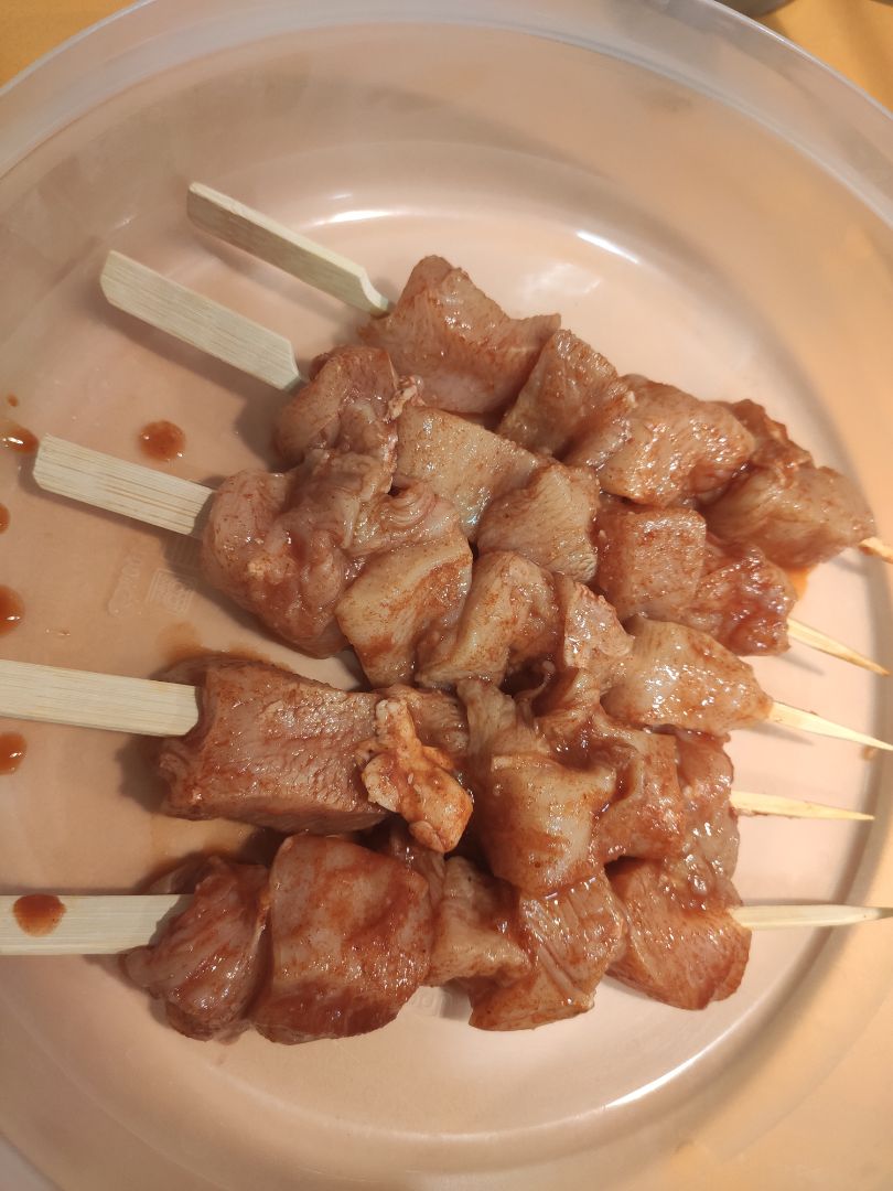 Pinchos moruno de pollo Paso 2 Pinchos moruno de pollo Paso 2
