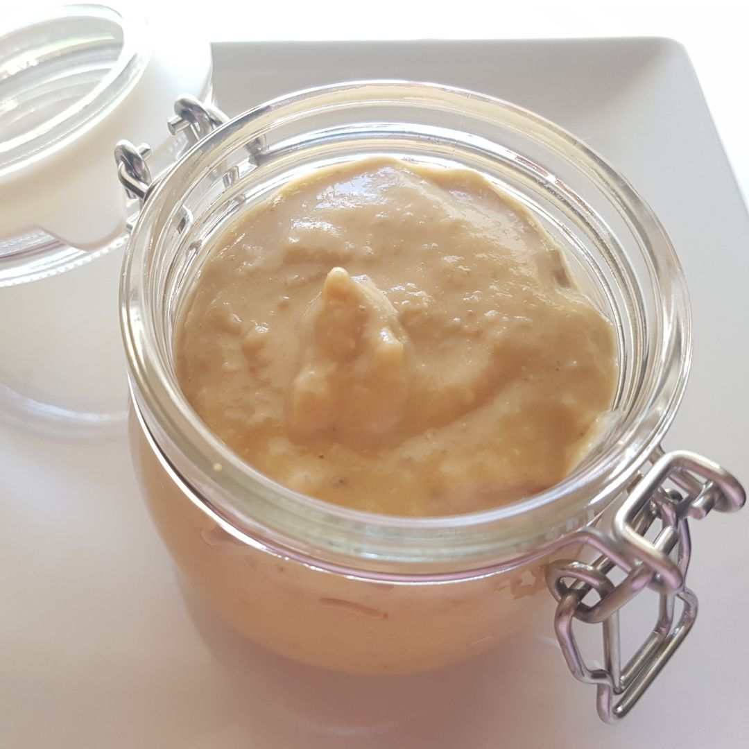 CREMA DE PLATANO y CACAHUETE 