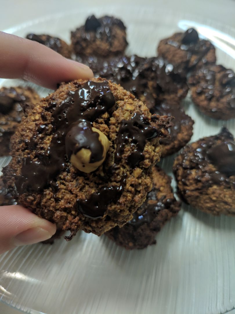 Galletas de avellana, chocolate y canela🌰🔥