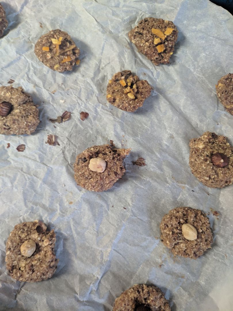 Galletas de avellana, chocolate y canela🌰🔥 Paso 0