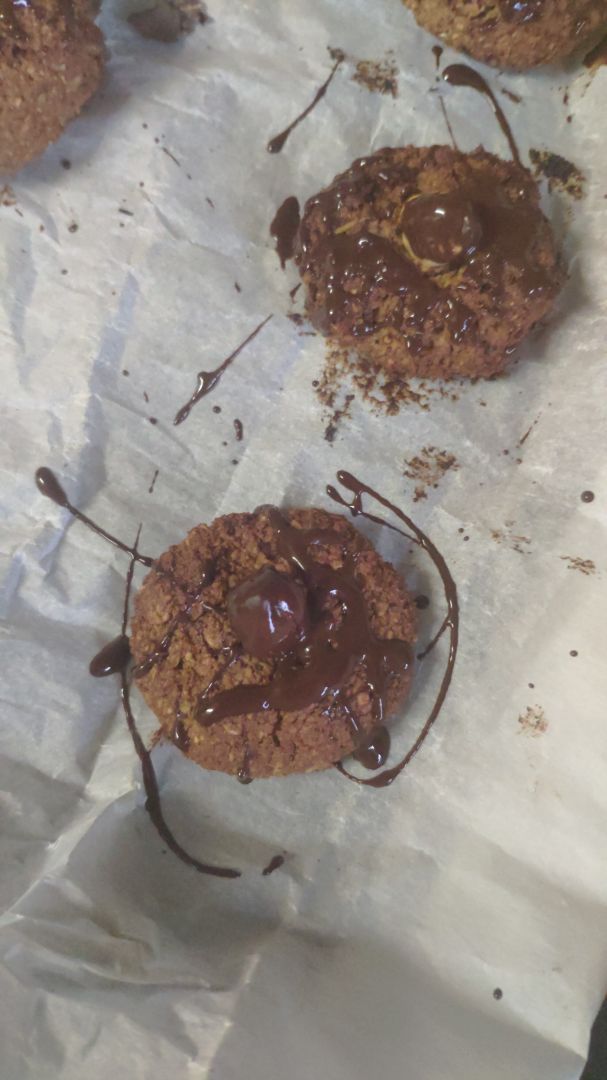 Galletas de avellana, chocolate y canela🌰🔥 Paso 1