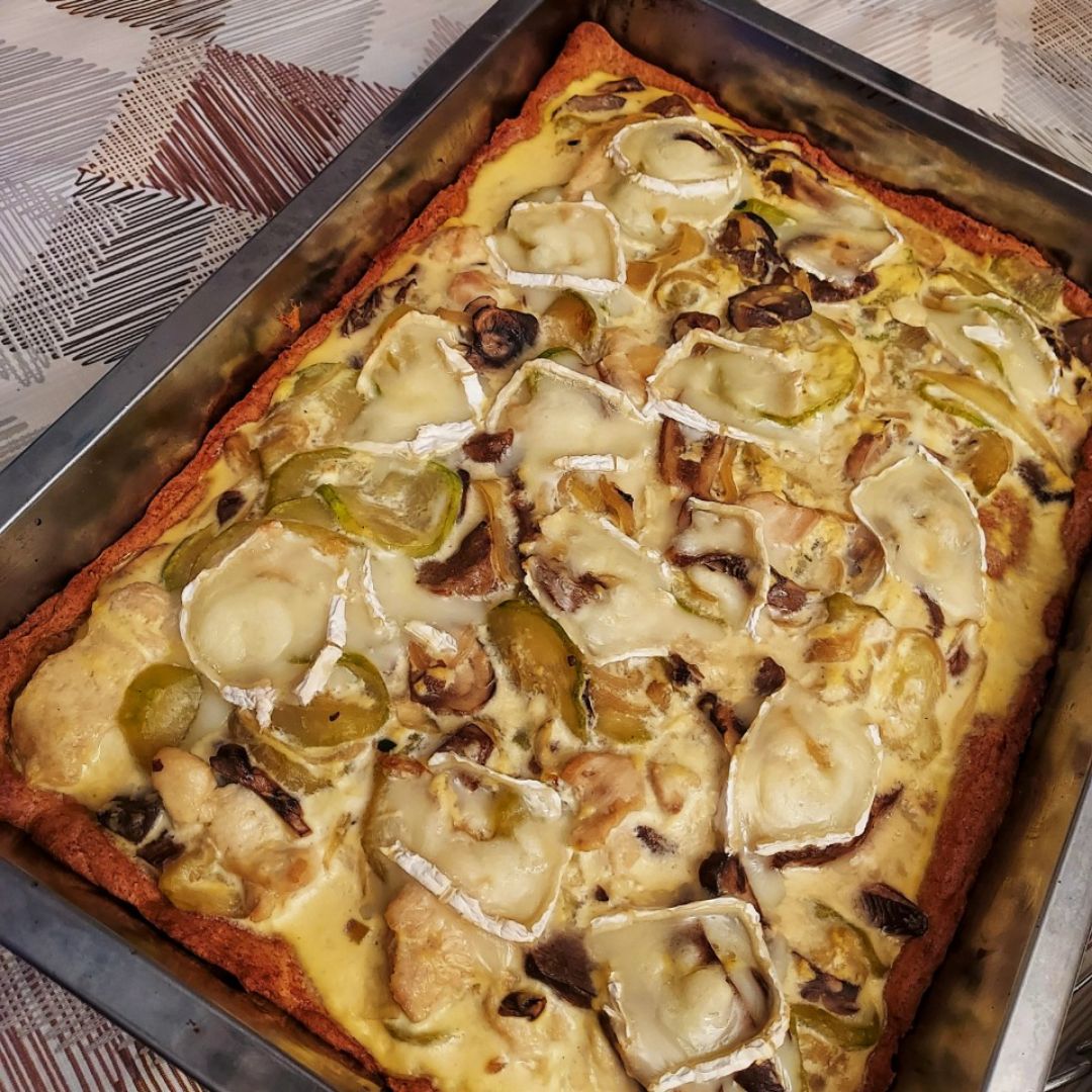 QUICHE 🥒🍄🍗🧀 QUICHE 🥒🍄🍗🧀