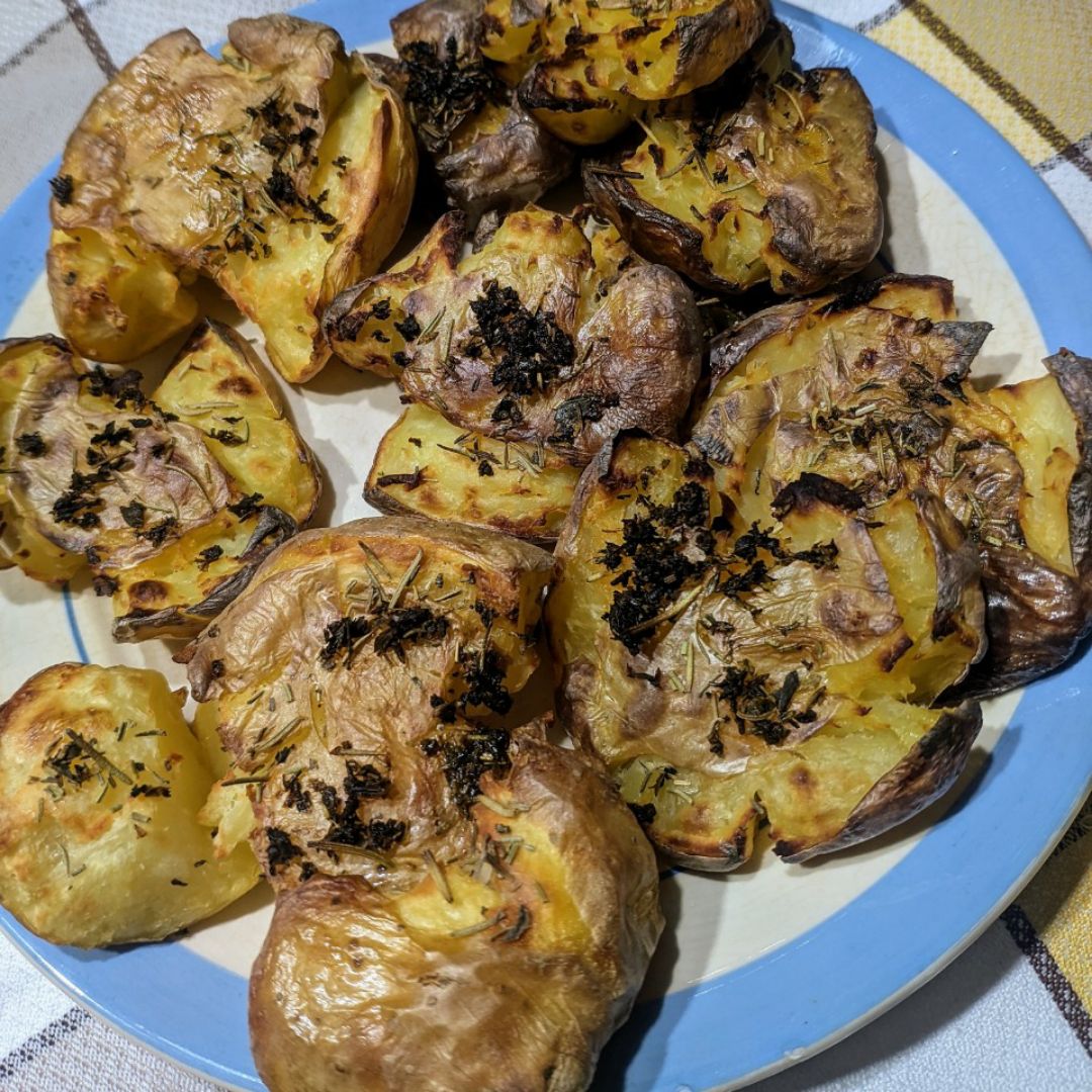 Patatas espachurradas/chafadas