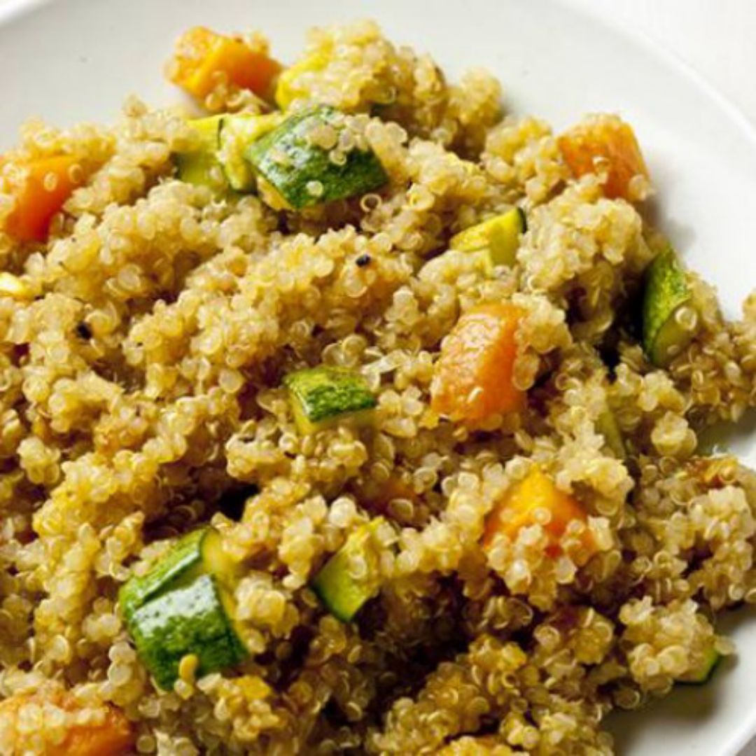 Quinoa con verduras Quinoa con verduras