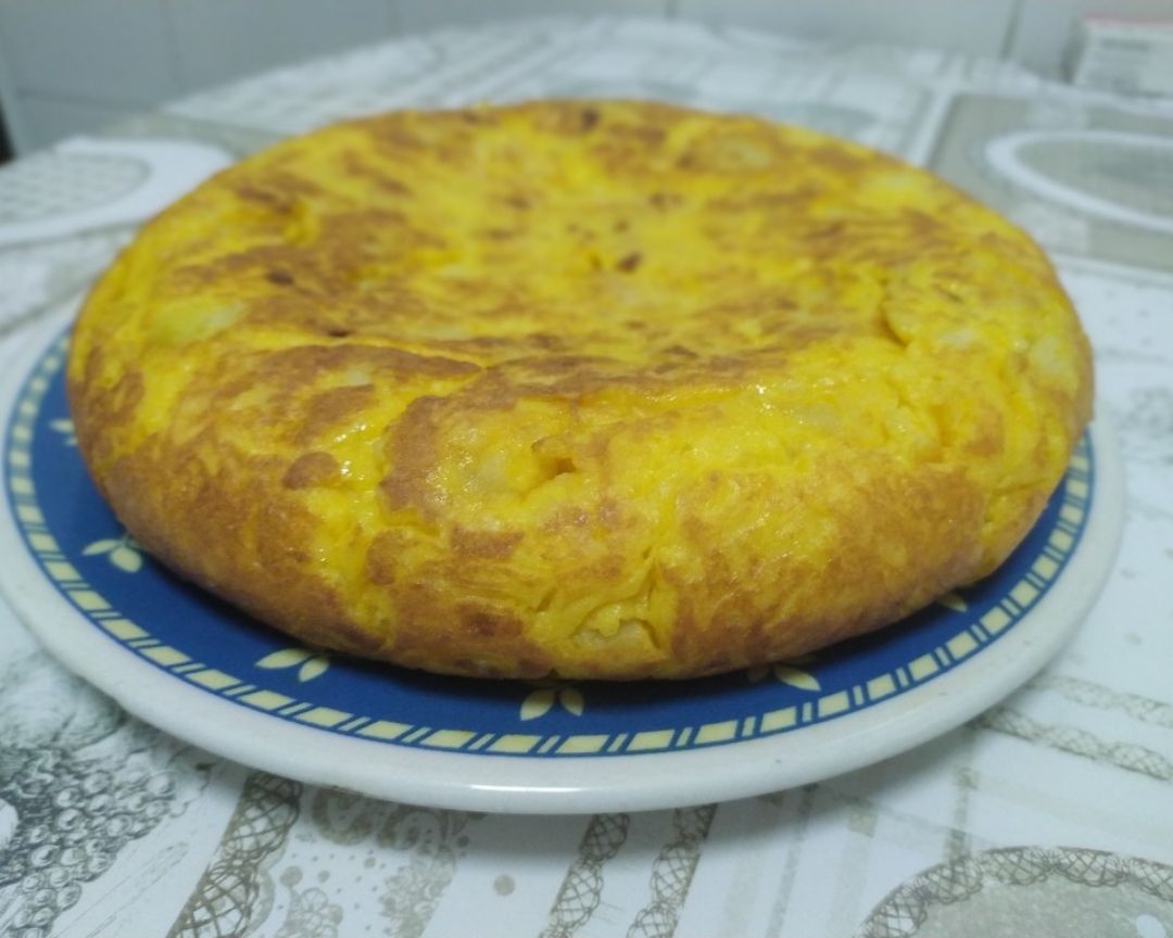 Tortilla tradicional Step 0