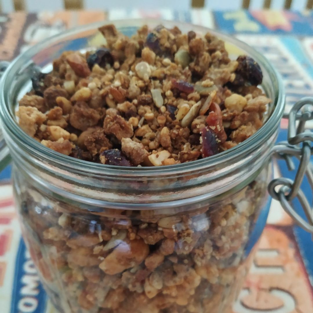 Granola casera Paso 4 Granola casera Paso 4