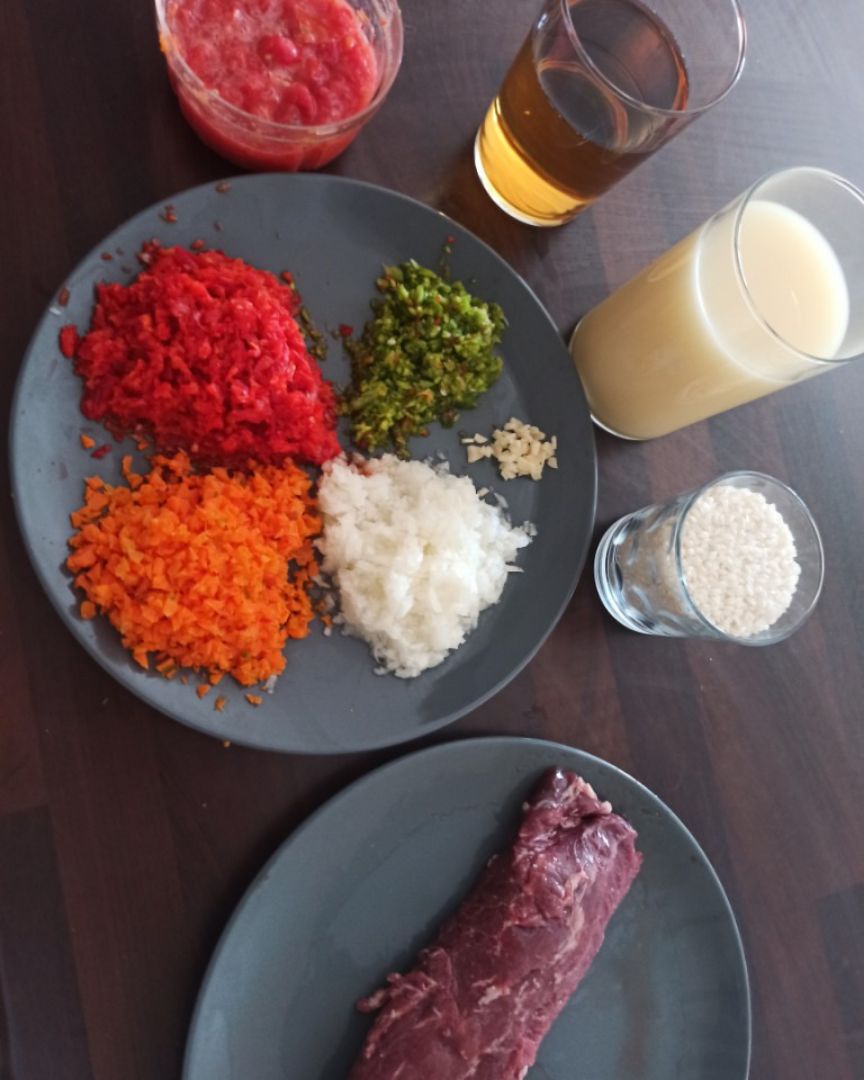Arroz meloso con solomillo Paso 0 Arroz meloso con solomillo Paso 0