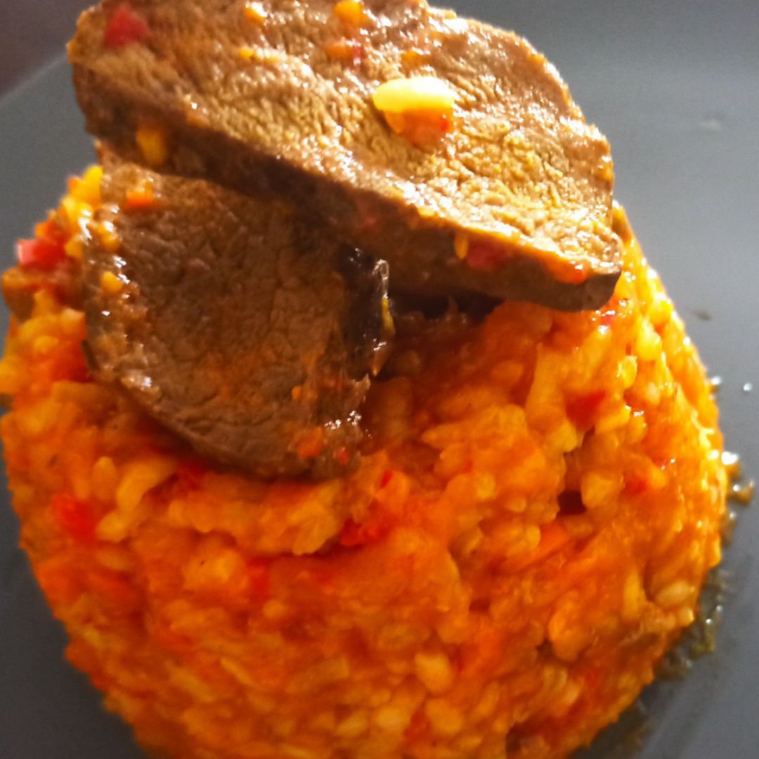 Arroz meloso con solomillo Paso 6 Arroz meloso con solomillo Paso 6