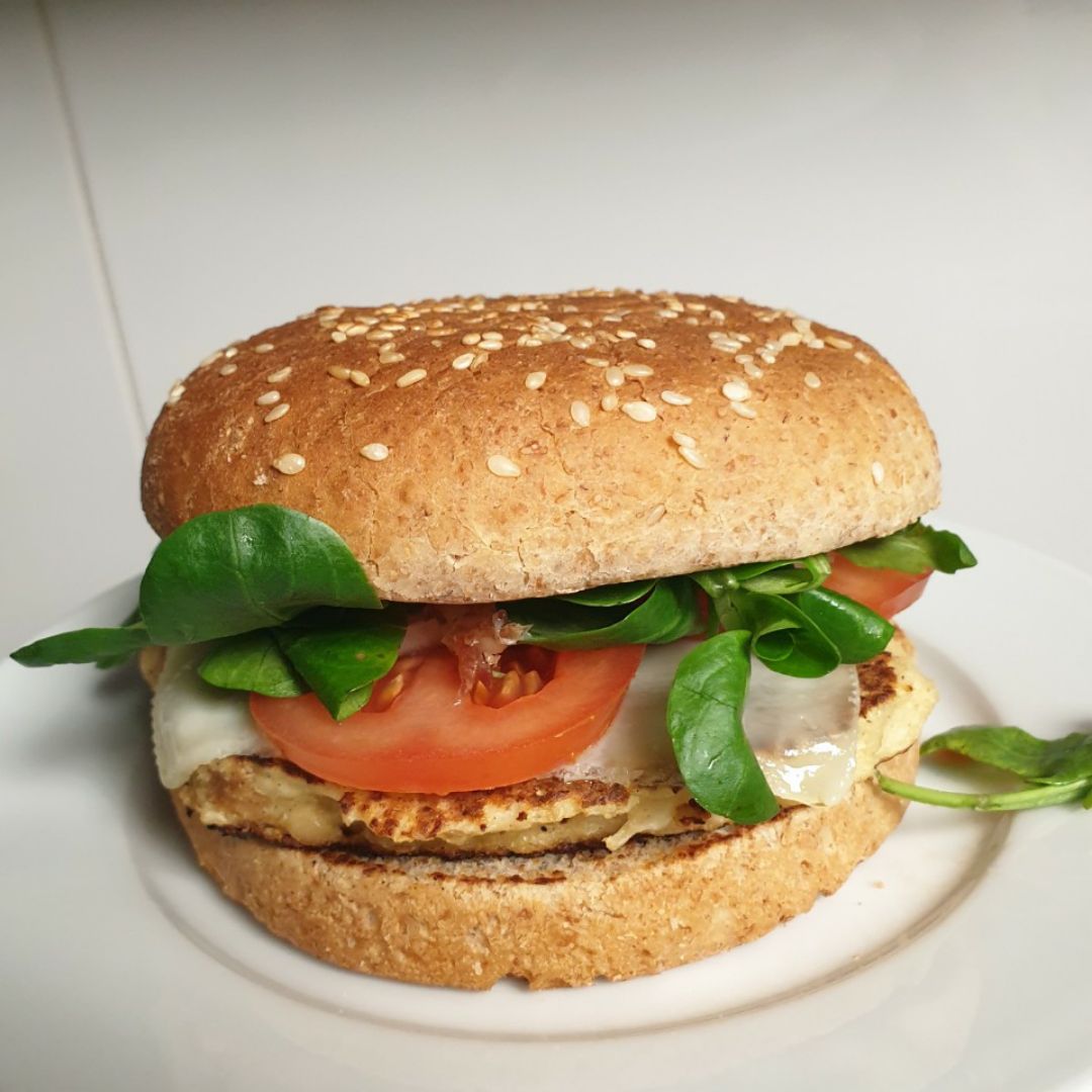 Hamburguesa de coliflor Hamburguesa de coliflor