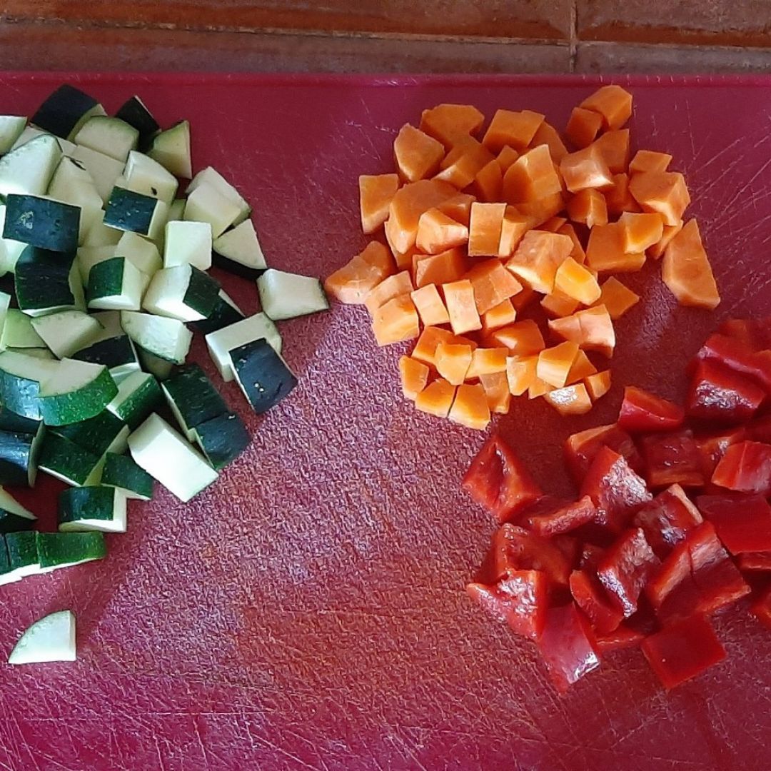 🍜pasta con verduras al horno🍜 Paso 0 🍜pasta con verduras al horno🍜 Paso 0
