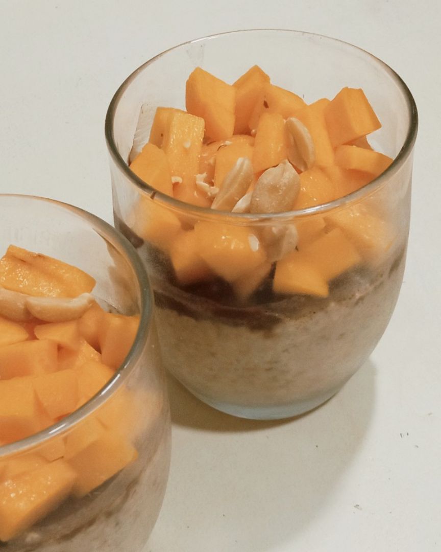Avena con fruta Avena con fruta