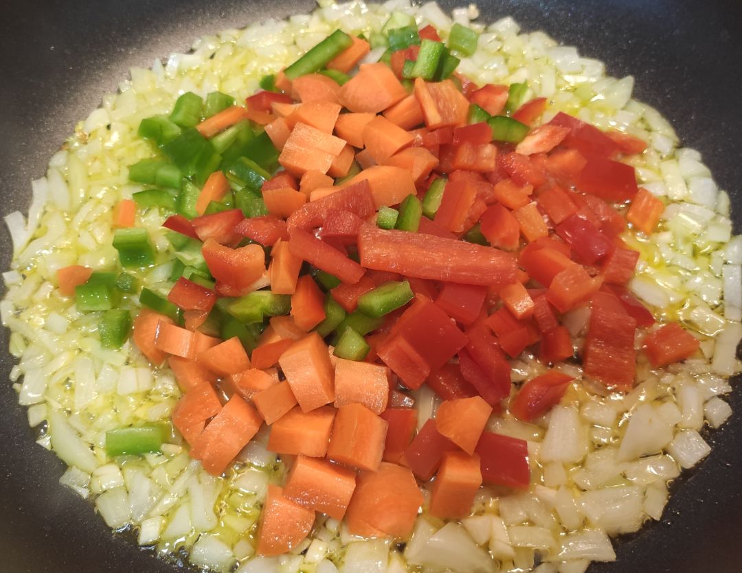 Arroz con verduras Paso 0 Arroz con verduras Paso 0