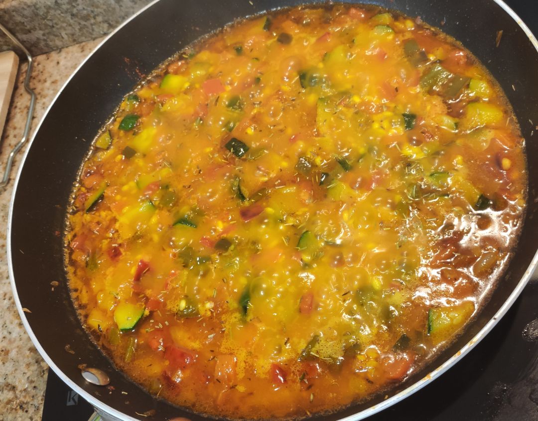 Arroz con verduras Paso 3 Arroz con verduras Paso 3