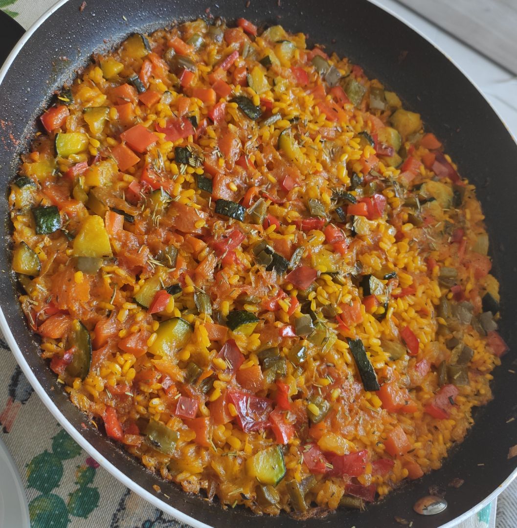 Arroz con verduras Paso 4 Arroz con verduras Paso 4
