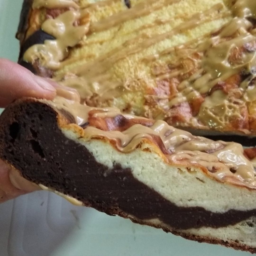 Brownie cheesecake Paso 3 Brownie cheesecake Paso 3