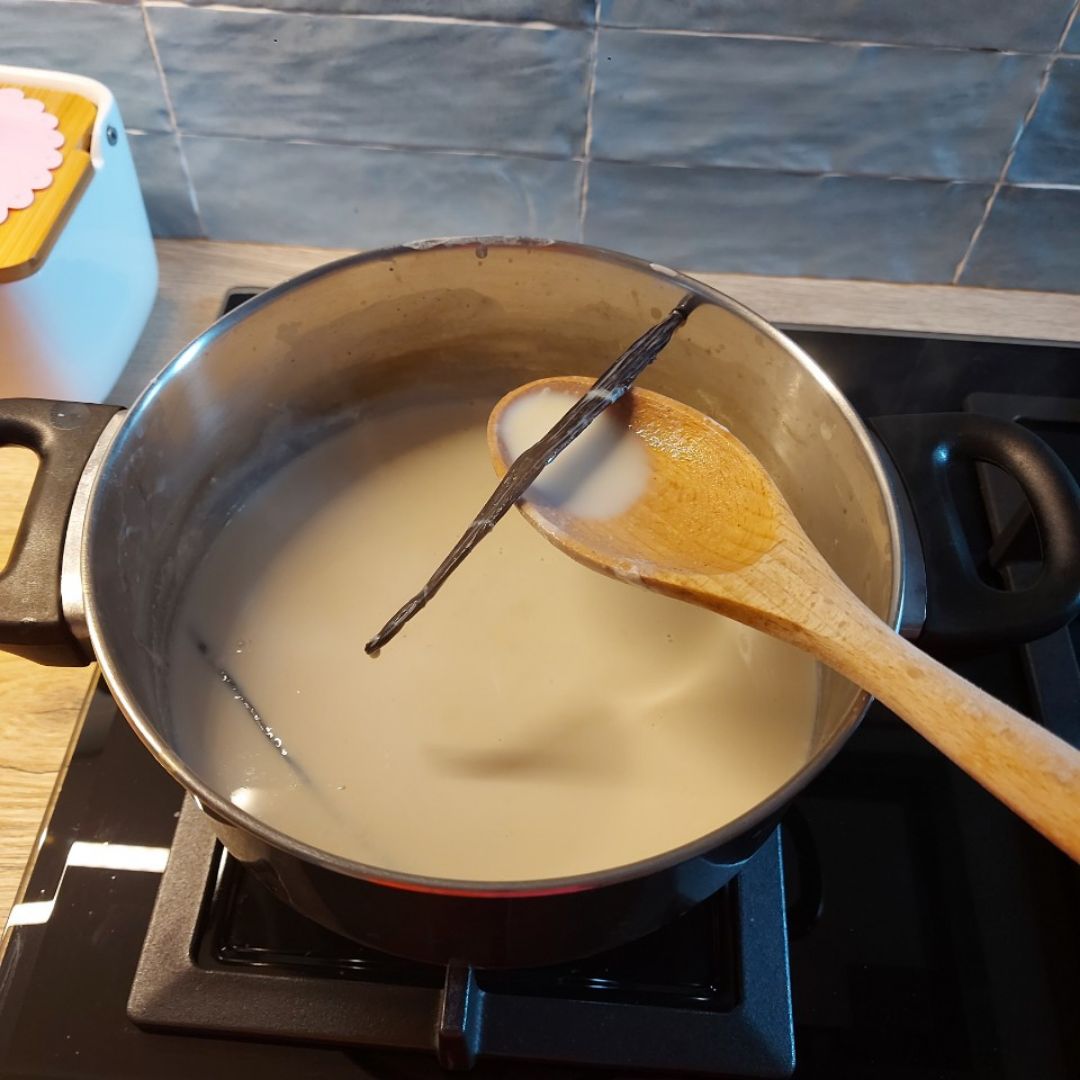 🥛🍯BEBIDA DE SOJA CON VAINILLA CASERA🍯🥛 Paso 2 🥛🍯BEBIDA DE SOJA CON VAINILLA CASERA🍯🥛 Paso 2