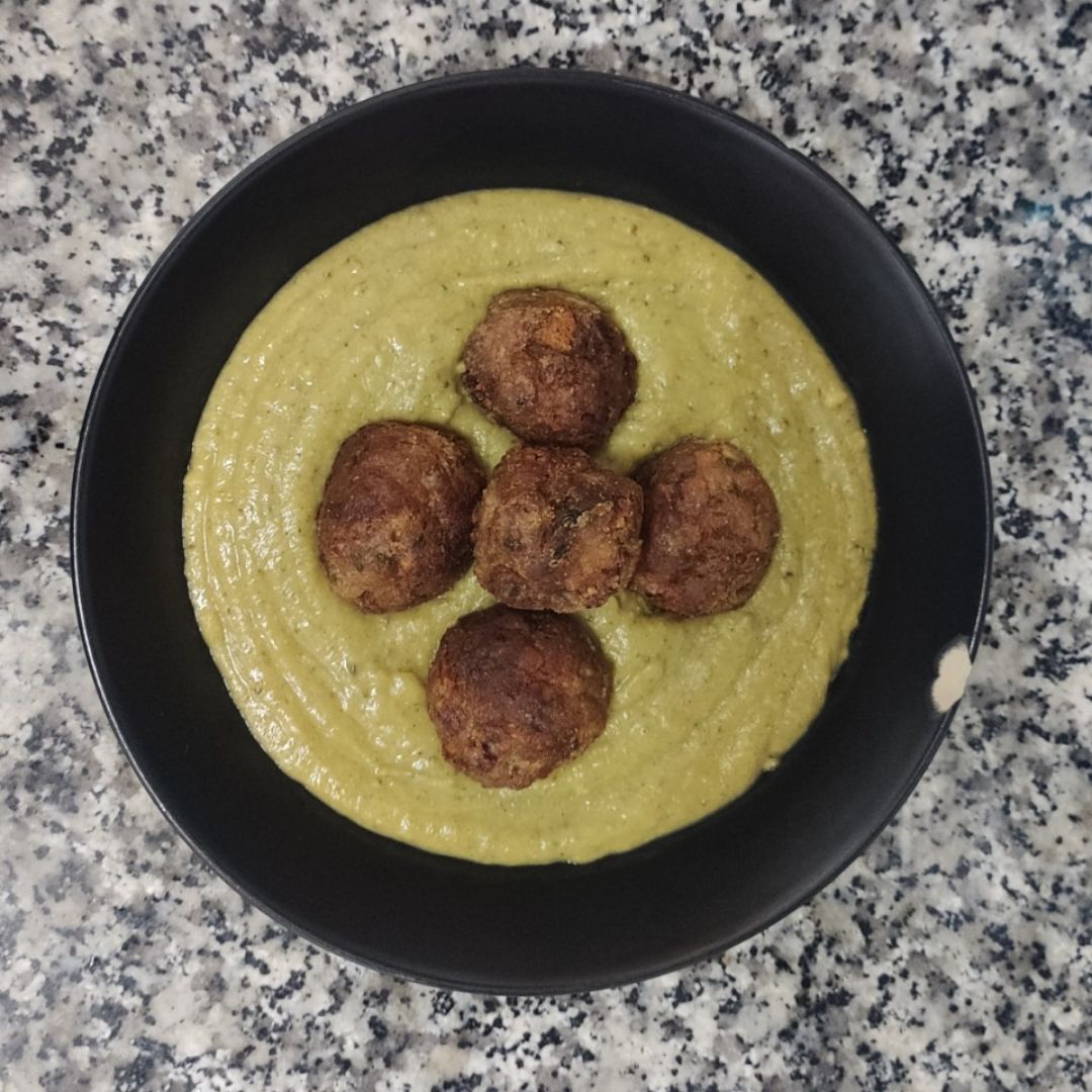 Albóndigas de ternera con crema de brócoli Paso 5