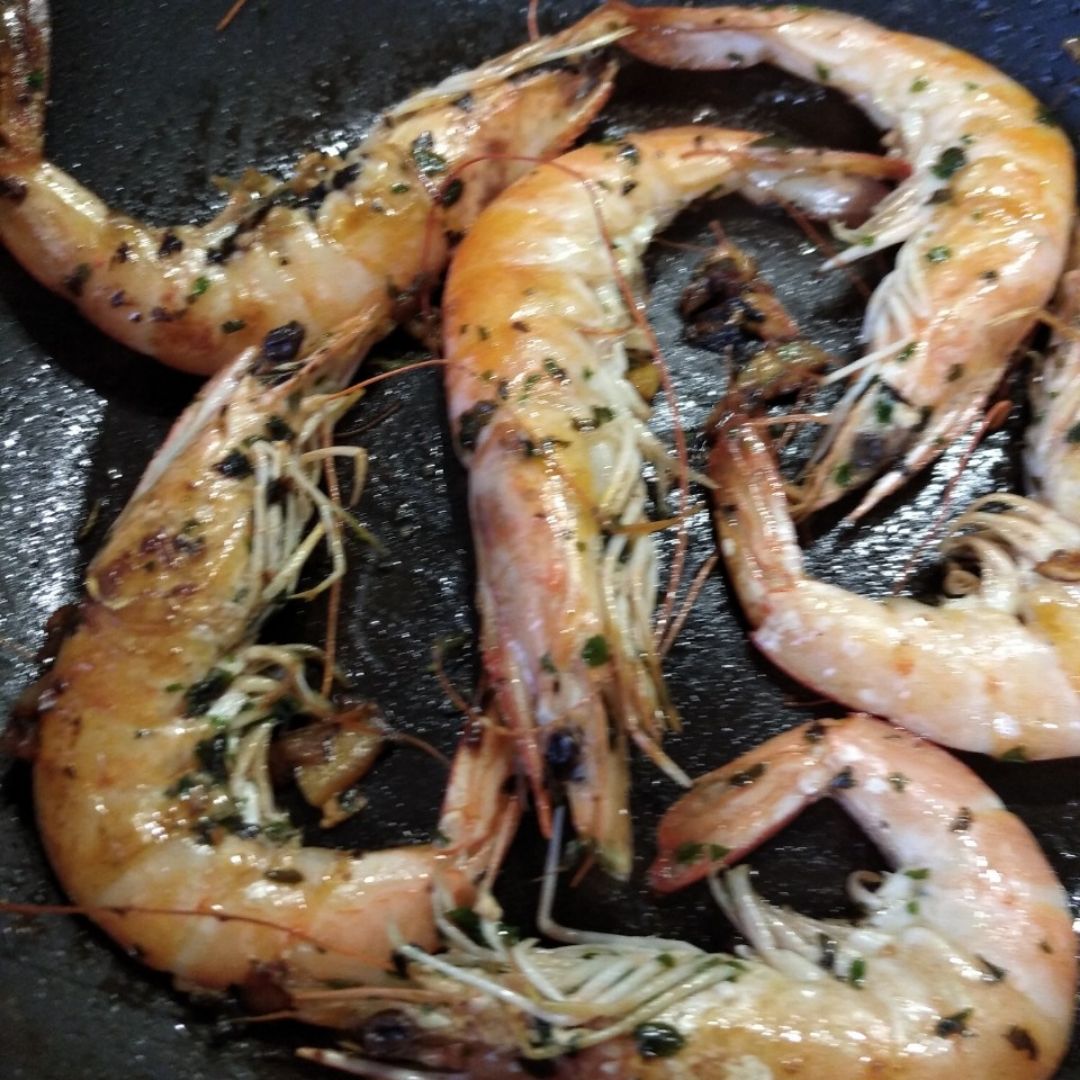 Timbal de patata con salmón y langostinos Paso 3 Timbal de patata con salmón y langostinos Paso 3