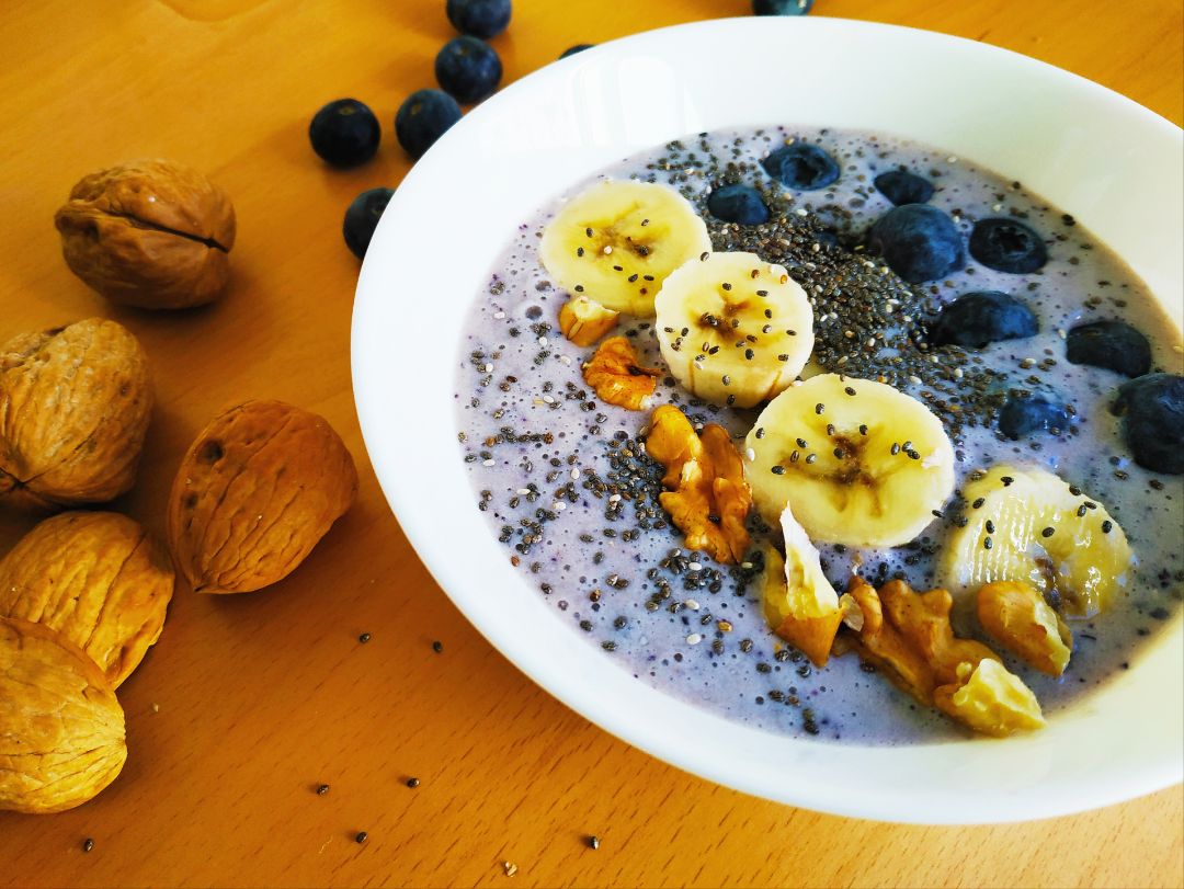 🍌🍇BOWL DE ARANDANOS Y PLÁTANO 🍇🍌