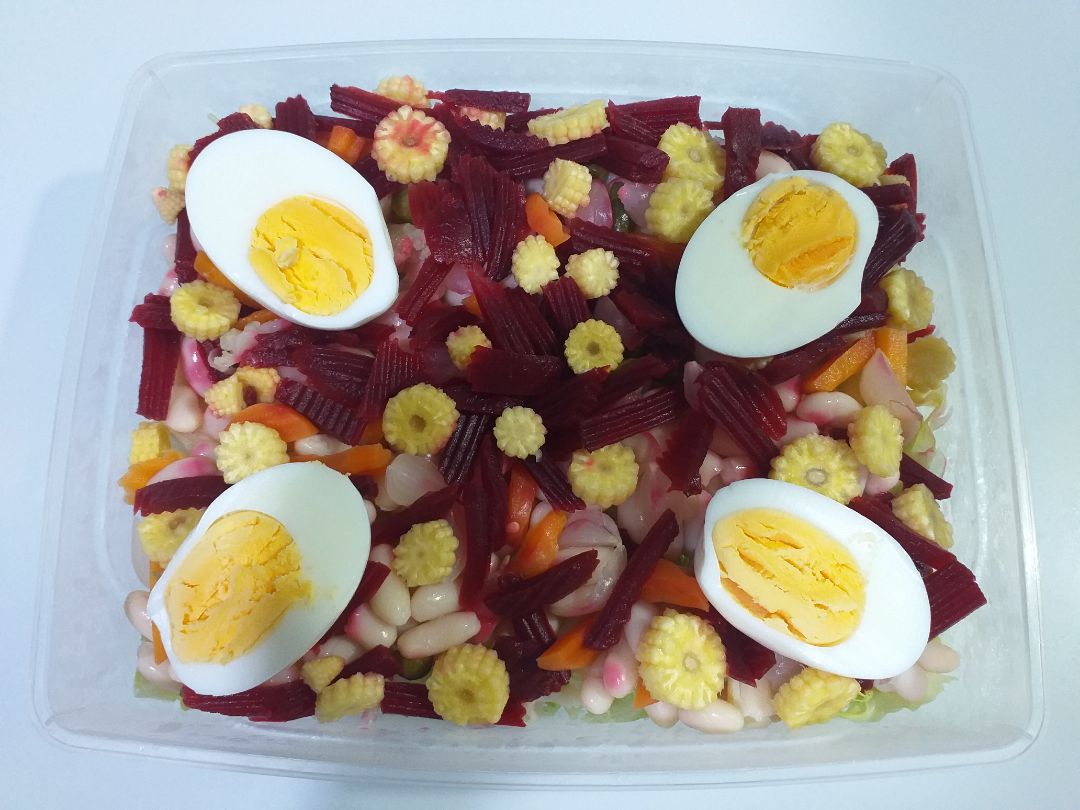 Ensalada de legumbres - alubias Ensalada de legumbres - alubias