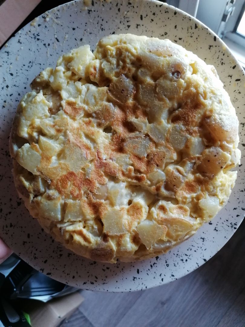 Tortilla de patatas sin cebolla Tortilla de patatas sin cebolla