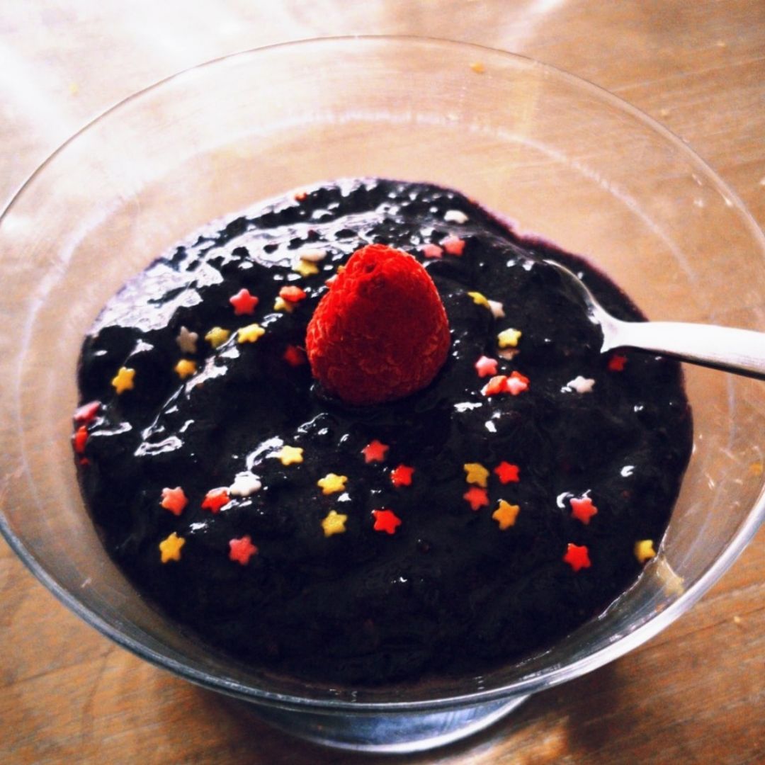 Helado de moras Helado de moras