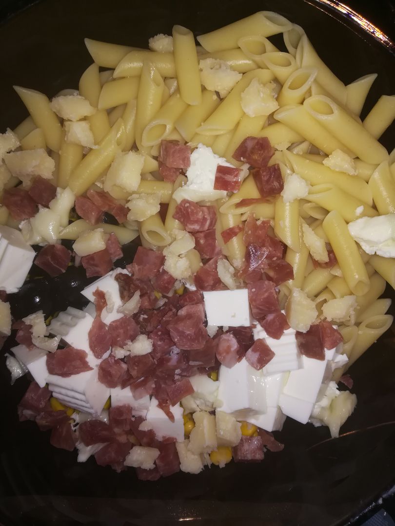 Ensalada de pasta Paso 2 Ensalada de pasta Paso 2