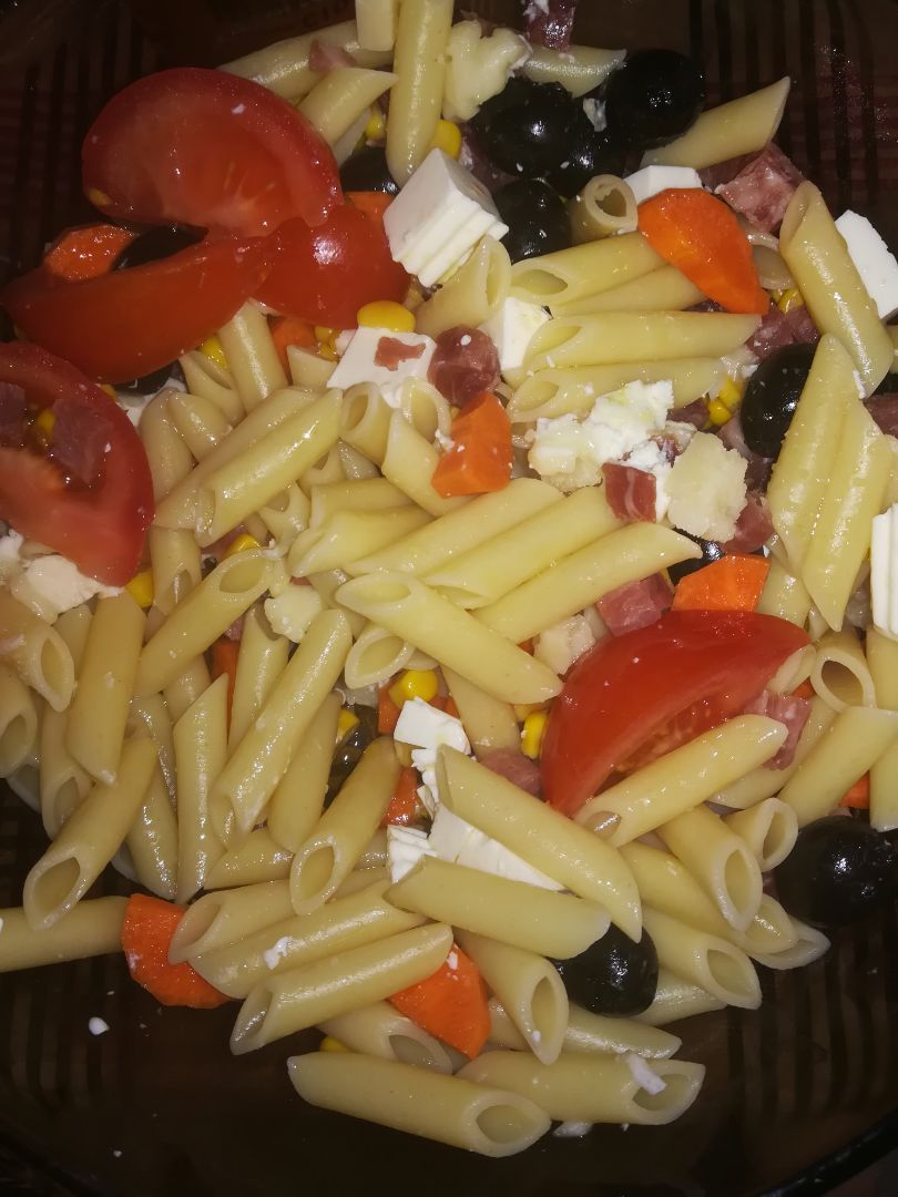 Ensalada de pasta Paso 3 Ensalada de pasta Paso 3
