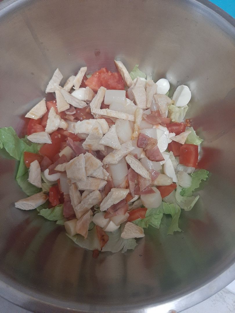 Ensalada de pollo