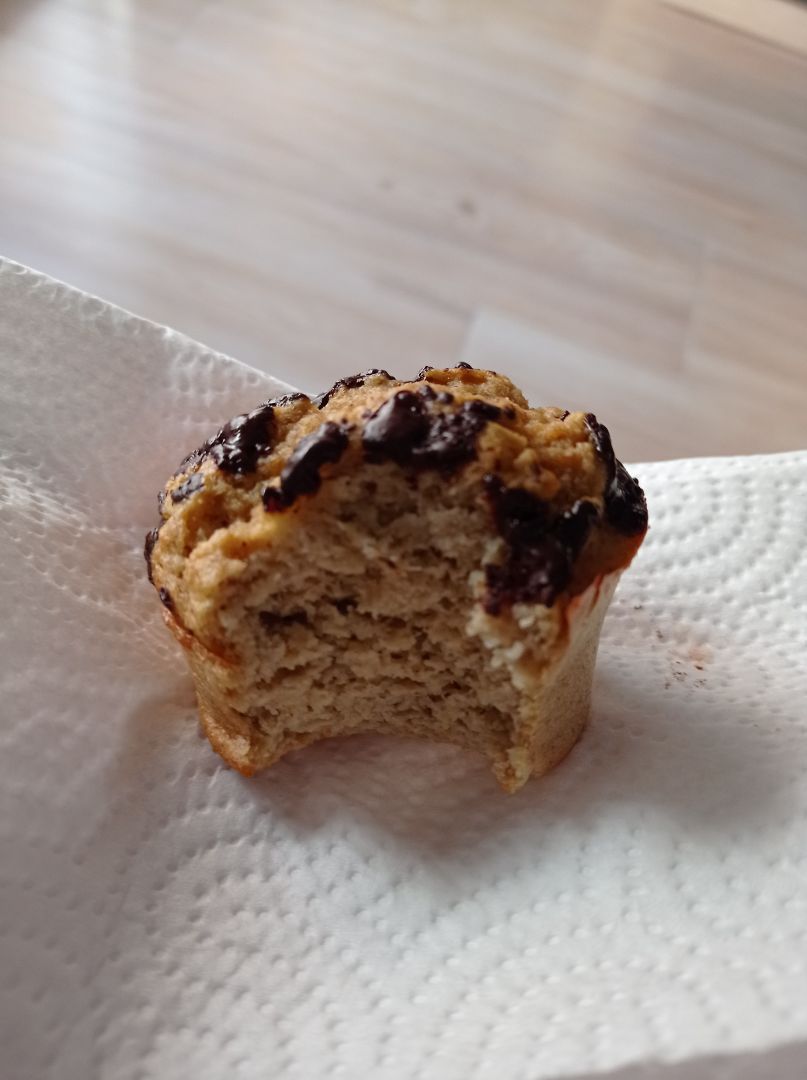 Muffins de plátano y manzana