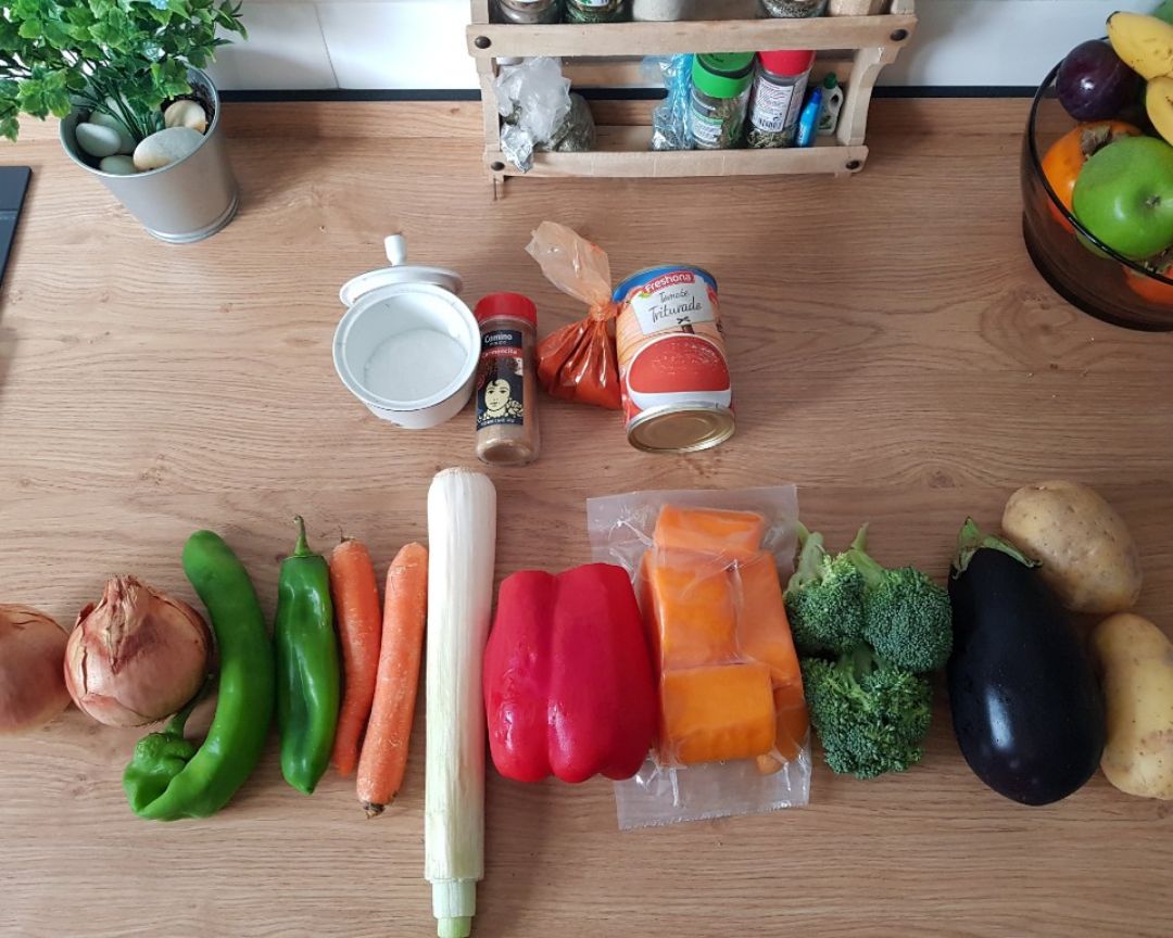 Puré multiverdura de mi suegro🍆🥔🥕🥒🥦 Paso 0 Puré multiverdura de mi suegro🍆🥔🥕🥒🥦 Paso 0