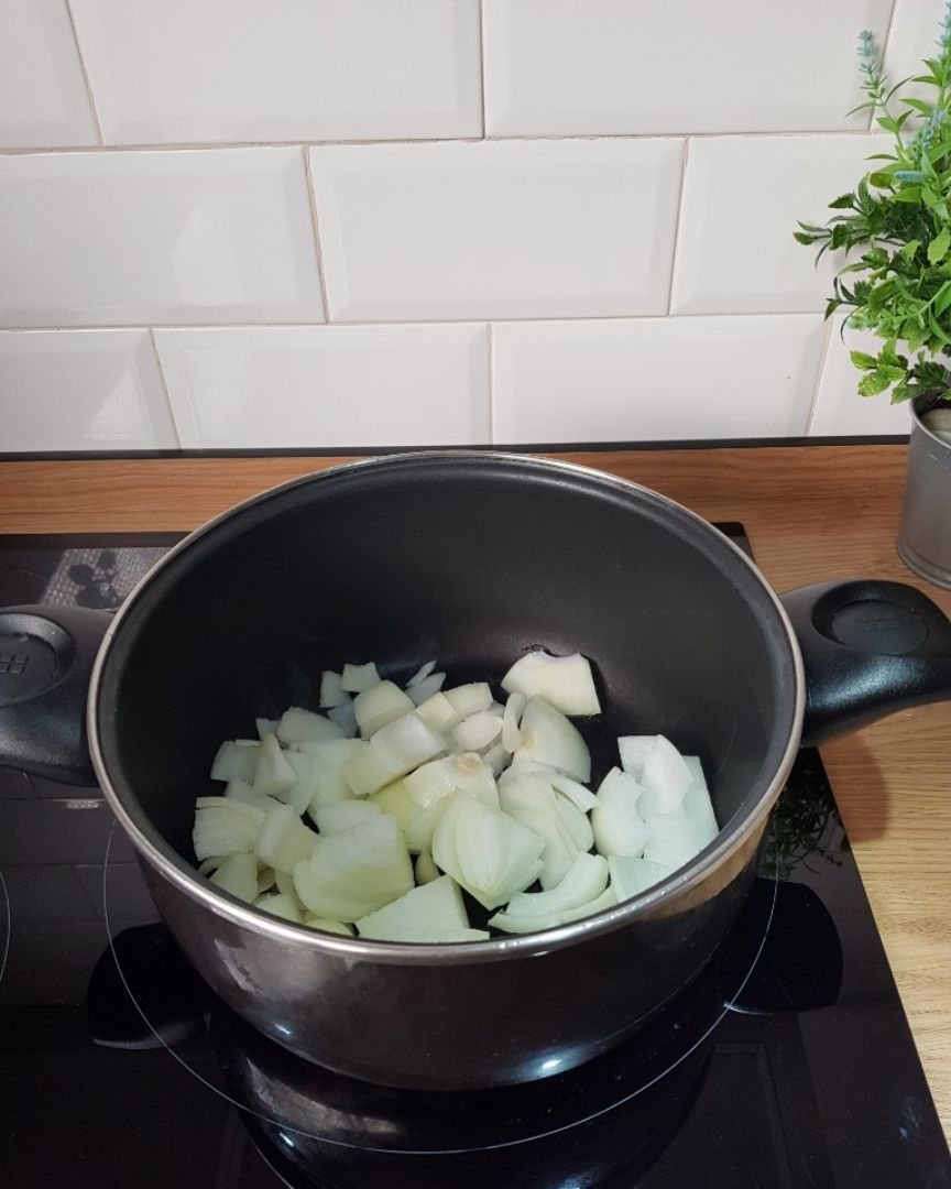 Puré multiverdura de mi suegro🍆🥔🥕🥒🥦 Paso 2 Puré multiverdura de mi suegro🍆🥔🥕🥒🥦 Paso 2
