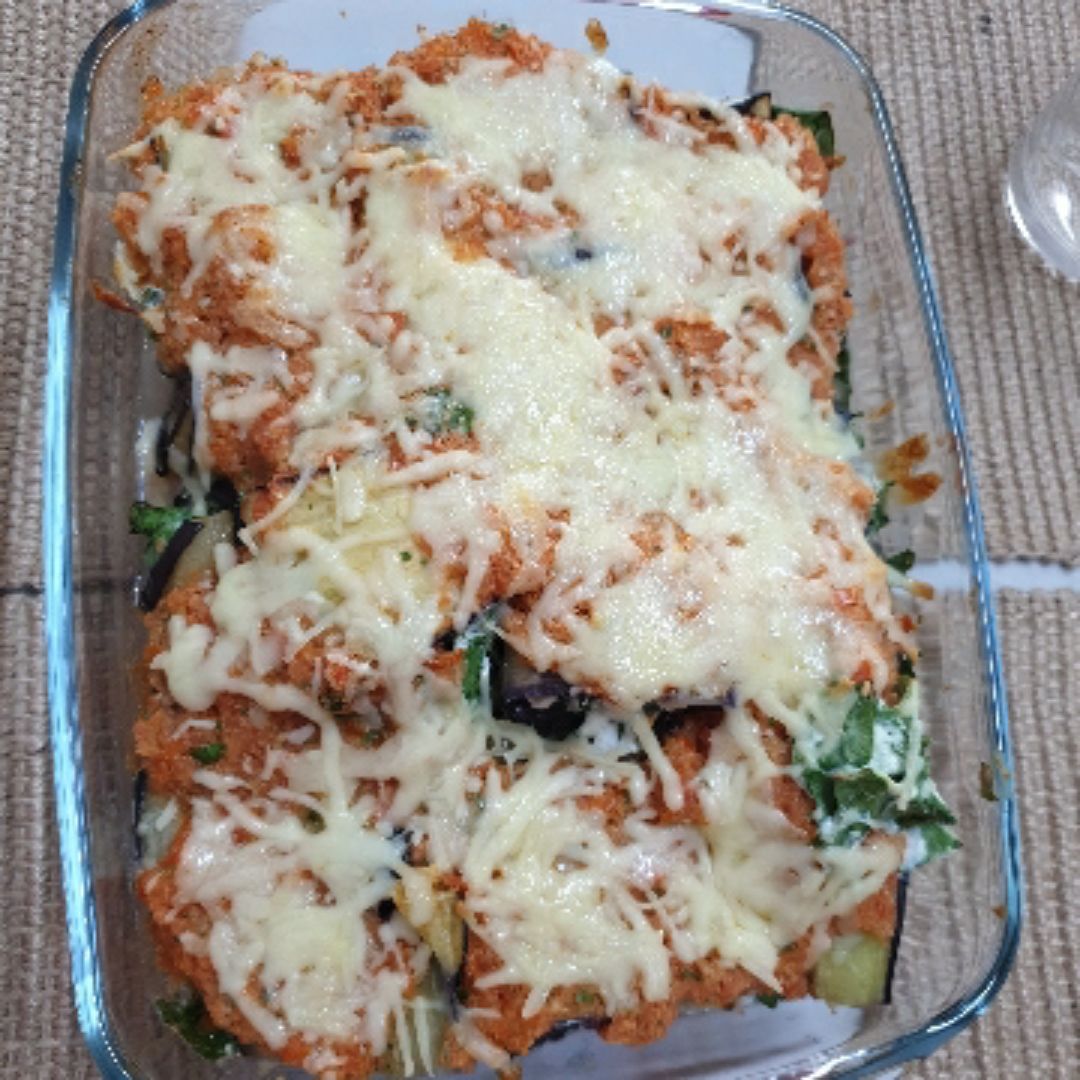 Canelones de berenjena rellenos de espinacas y ricotta Canelones de berenjena rellenos de espinacas y ricotta