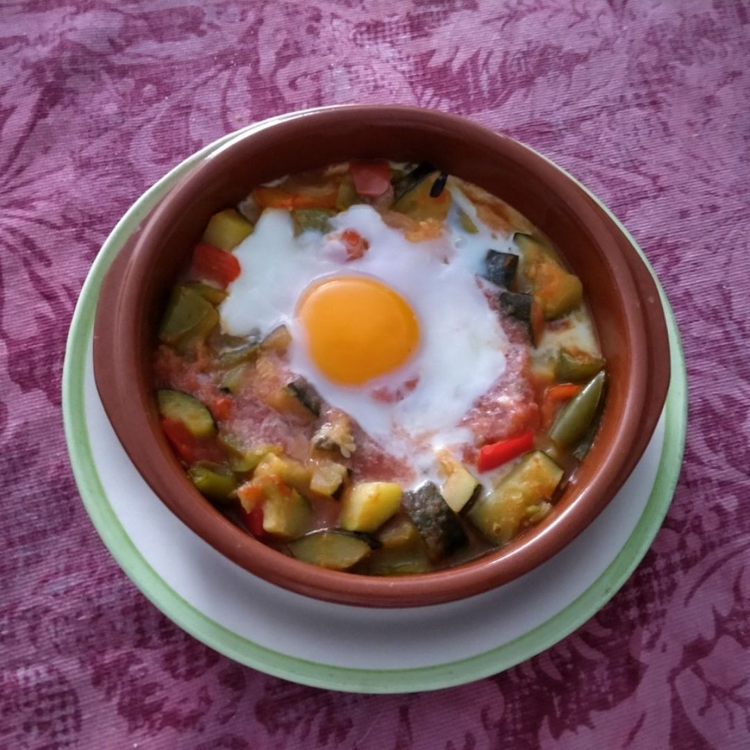 Pisto con huevos