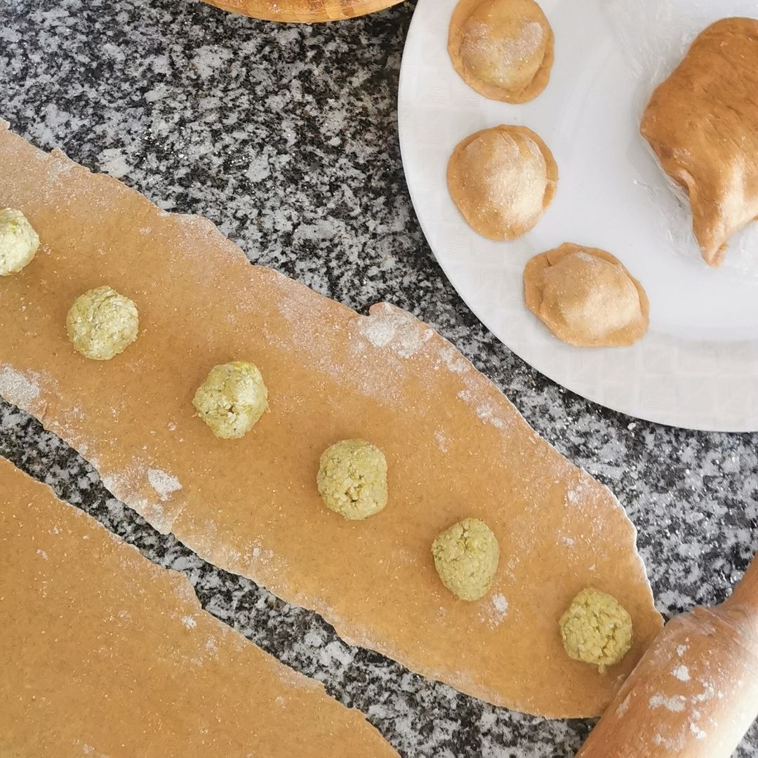 Ravioli integral de espelta Ravioli integral de espelta