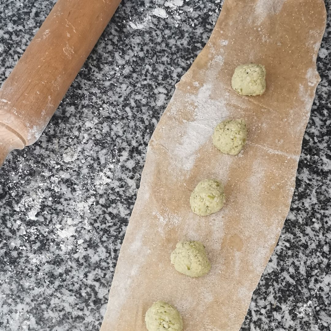 Ravioli integral de espelta Paso 4 Ravioli integral de espelta Paso 4