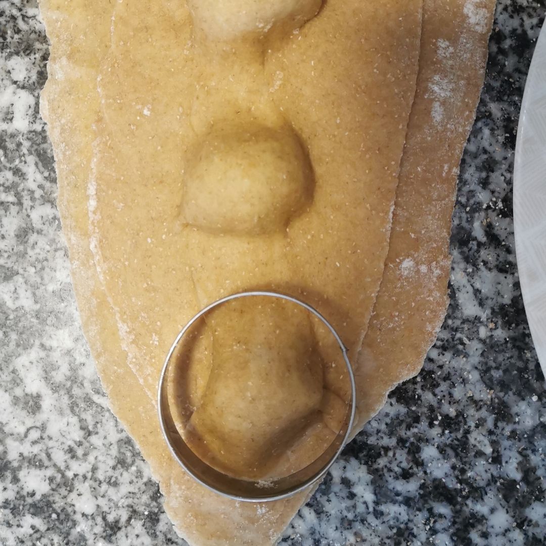 Ravioli integral de espelta Paso 5 Ravioli integral de espelta Paso 5