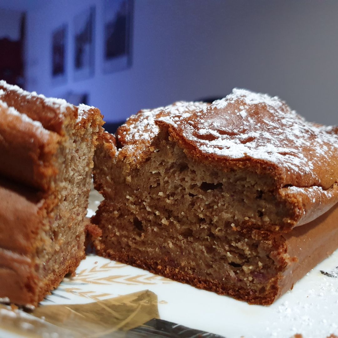 Banana bread sin azúcar Banana bread sin azúcar
