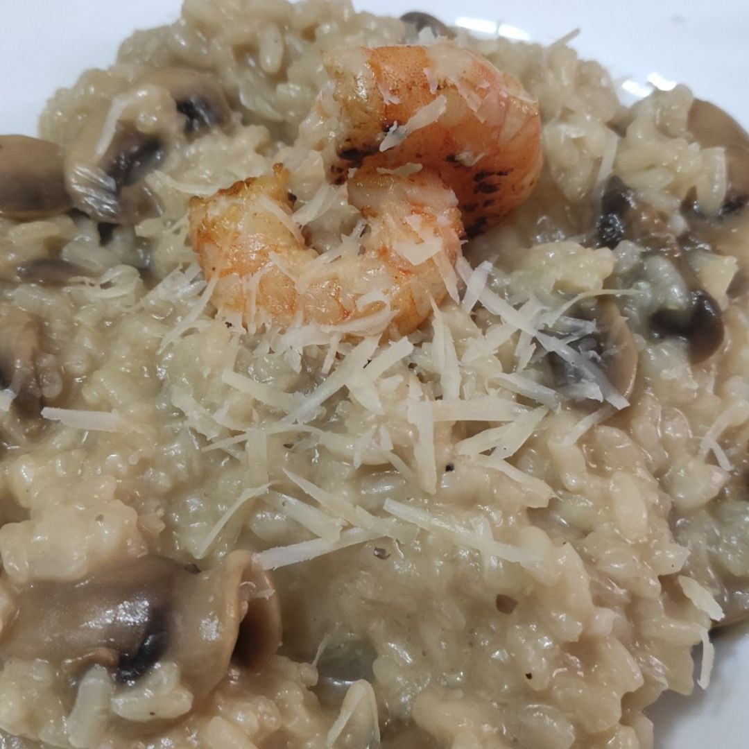 Risotto de champiñones