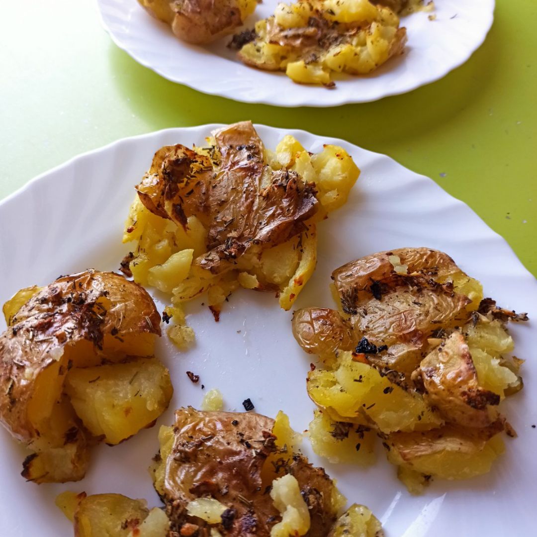 Patatas "al puñetazo" 🤜🥴 Patatas "al puñetazo" 🤜🥴