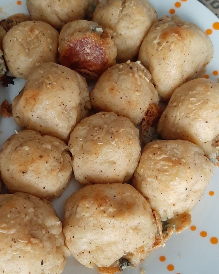 Bolitas de patata rellenas de queso 🥔🧀💛