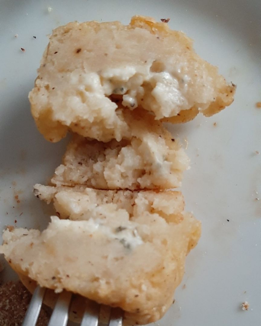 Bolitas de patata rellenas de queso 🥔🧀💛Step 0