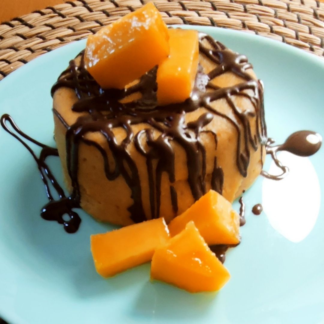 Pudin de Mango chocolateado 🍫🥭 Pudin de Mango chocolateado 🍫🥭