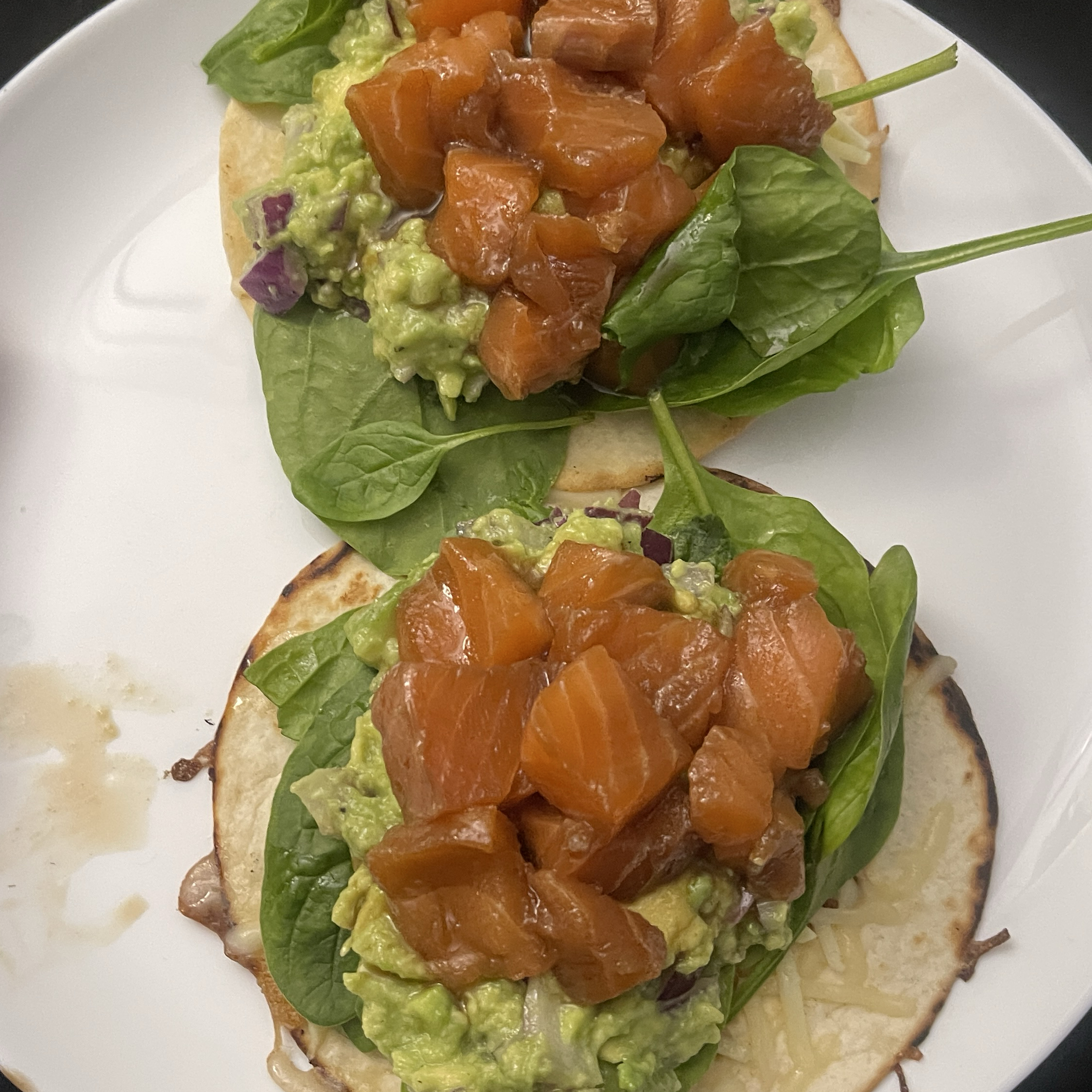 Tostadas de salmón Paso 1 Tostadas de salmón Paso 1